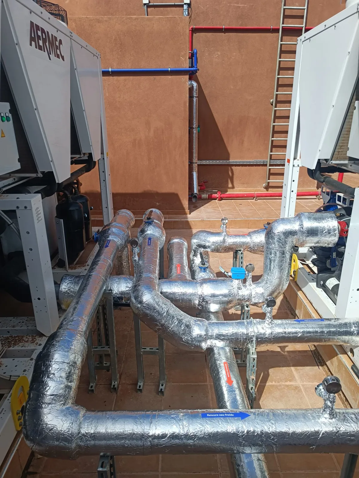 Travaux intégrés de plomberie et climatisation
